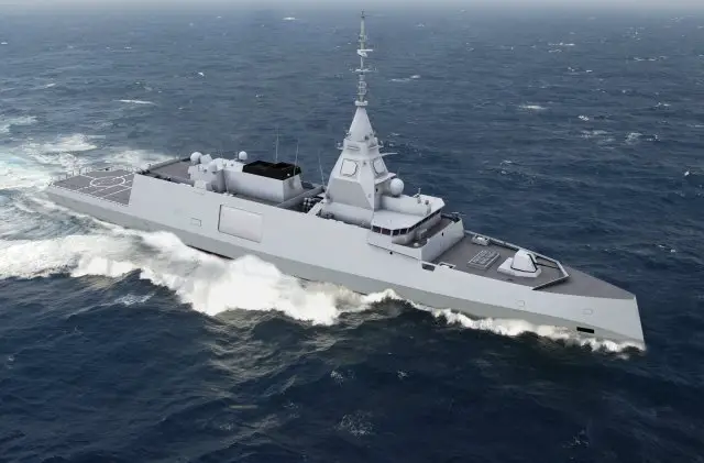 Euronaval 2016 DCNS officially introduces BELH RRA front line digital frigate 640 003