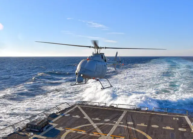 Euronaval 2016 Leonardo to fit its Osprey AESA radar on US Navy MQ 8C UAV 640 001