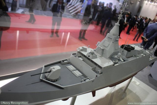 Euronaval 2016 DCNS officially introduces BELH RRA front line digital frigate 640 001