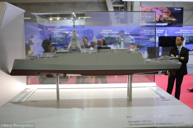 Euronaval 2016 DCNS officially introduces BELH RRA front line digital frigate 640 002