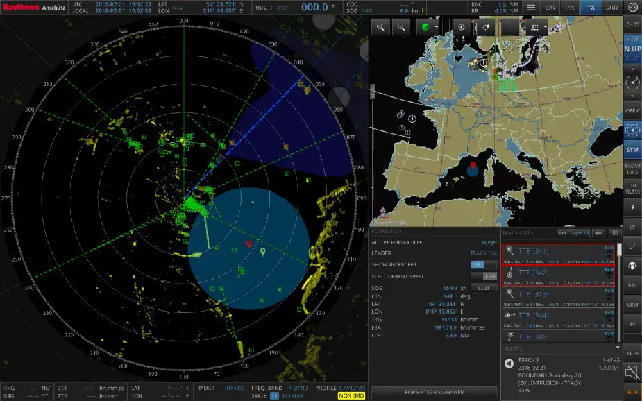 Euronaval 2018 Raytheon Anschütz announces new Naval Radar NX software 001
