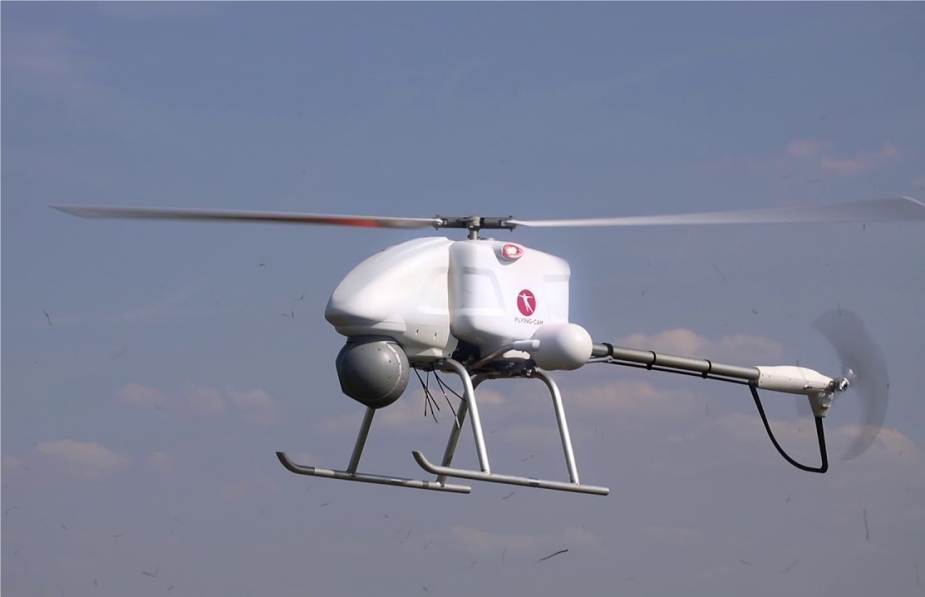 Belgian Company Flying Cam VTOL helicopter drones designed to conduct naval missions Euronaval Online 925 002