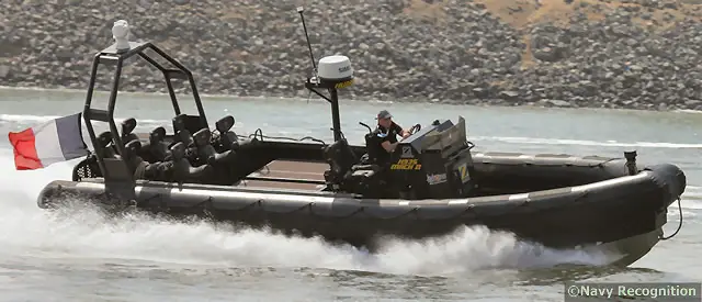 The Zodiac Hurricane MACH II (Military Air Channeled Hull II) was created by Zodiac Milpro to offer a high speed fully versatile boat that is at ease in all activities and all sea conditions. The patented MACH hull design reduces resistance and enhances directional stability for increased speed, fuel economy and safety. 