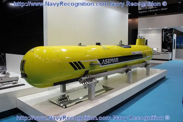 Asemar Thales AUV Autonomous Underwater unmanned vehicle technical data sheet specifications information description pictures photos images video intelligence identification Thales France French navy maritime naval defence industry technology 