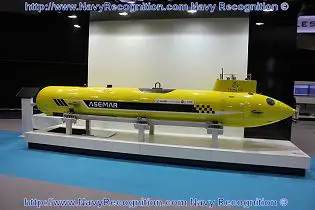 Asemar Thales AUV Autonomous Underwater unmanned vehicle technical data sheet specifications information description pictures photos images video intelligence identification Thales France French navy maritime naval defence industry technology 