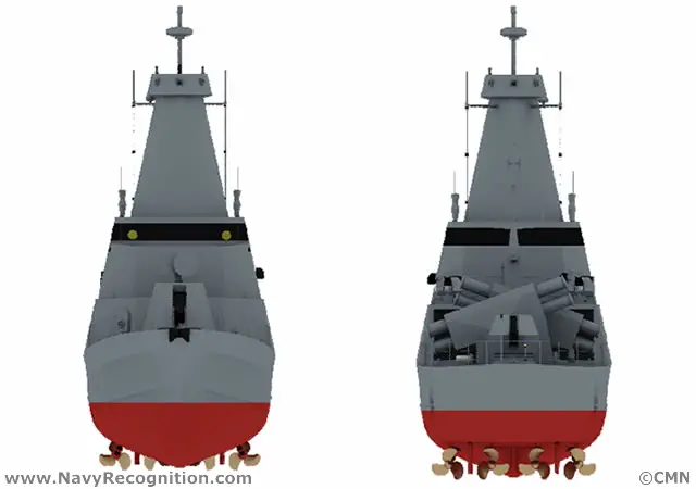 The Combattante FS 56 developped by CMN is a compact vessel with stealth lines which can reach a very high speed and offer an important fire power. It is the perfect vessel for Intelligence Surveillance & Reconnaissance as well as fast strike against surface or coastal targets.