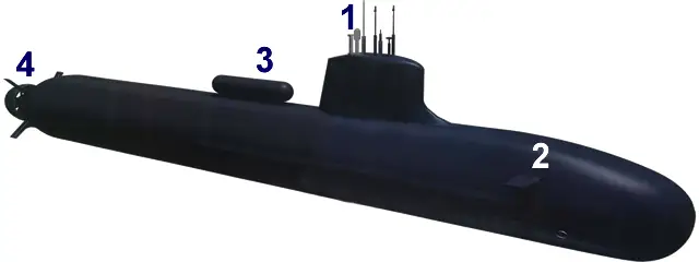 Barracuda class nuclear-powered attack submarine (SSN) - French Navy