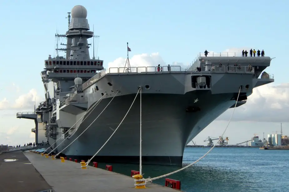 Conte di Cavour Aircraft Carrier Italian Navy Technical Data 925 001