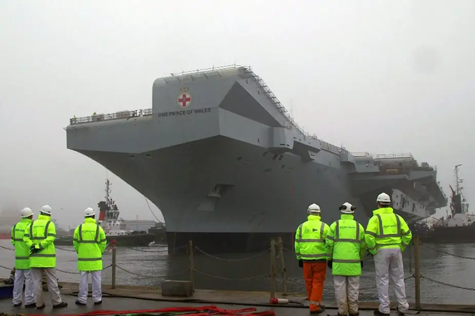 HMS Prince of Wales Aircraft Carrier British Royal Navy Technical Data 925 003