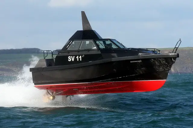 ‘Barracuda’ is a new high speed Interceptor / Patrol craft for military and law enforcement applications, designed and built by Safehaven Marine.