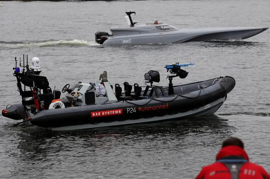 DSEI 2019 Trials involving HMS ARGYLL with autonomous PAC24 RIB 925 001