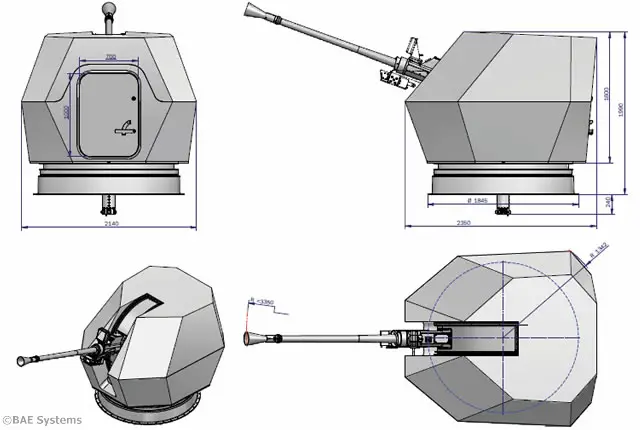 The Bofors 40 Mk4 naval gun system was designed to be an agile, flexible weapon systems that enable a lightning-quick response. Its low weight and compact dimensions combine with a long range and a high rate of fire. It has the capability to rapidly switch between optimised ammunition types, including programmable 40mm 3P all-target ammo.